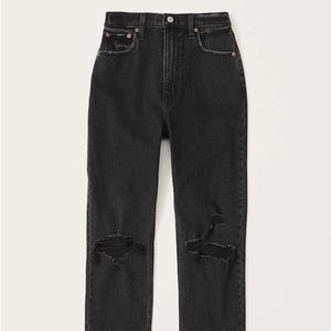 Abercrombie & Fitch Ultra High Rise Ankle Straight Jeans